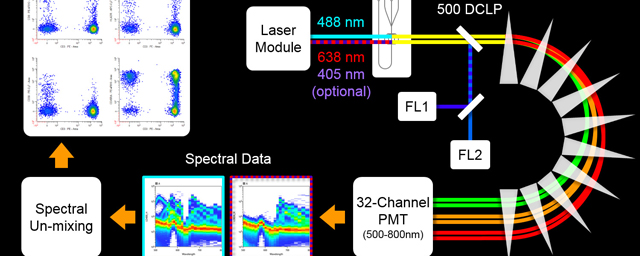 Áttörés a sejtanalitikában: spektrális flow citometria