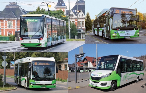 Az MVK Zrt. zöld buszai